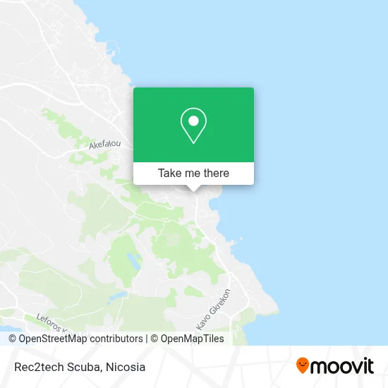 Rec2tech Scuba map
