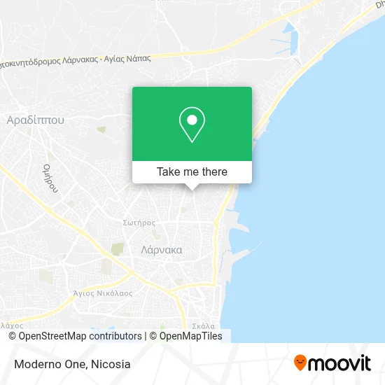 Moderno One map