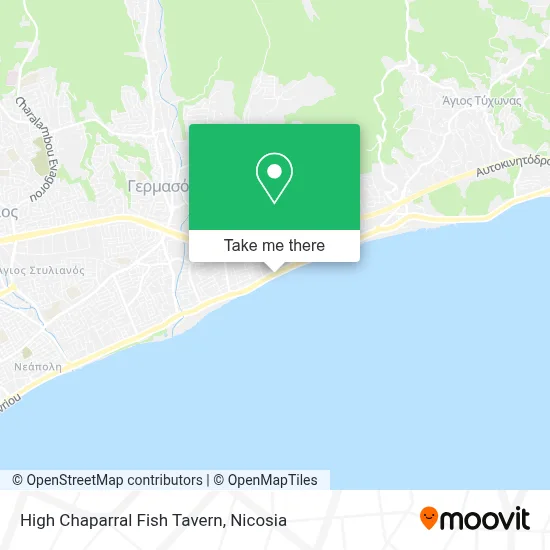 High Chaparral Fish Tavern map