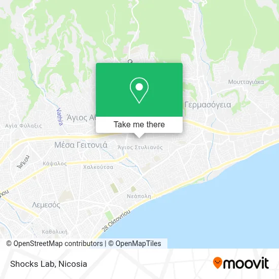Shocks Lab map
