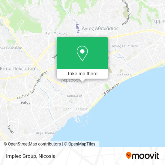 Implex Group map