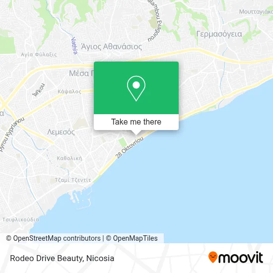 Rodeo Drive Beauty map