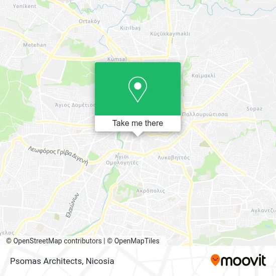 Psomas Architects map