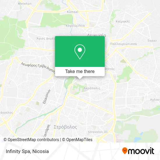 Infinity Spa map