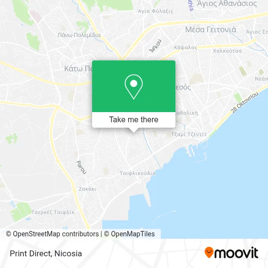 Print Direct map