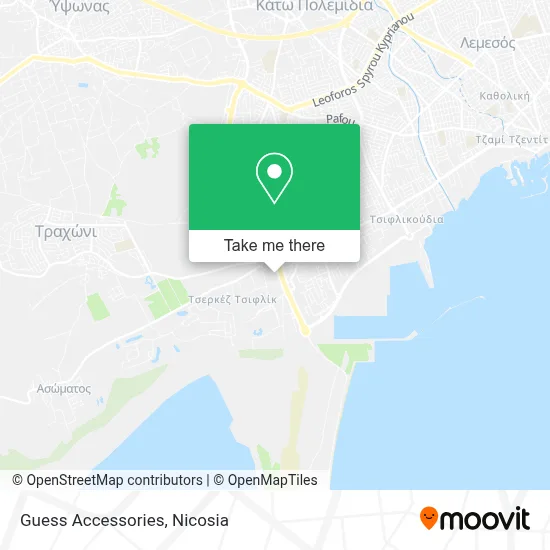 Guess Accessories map