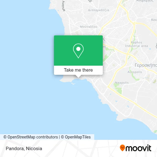 Pandora map
