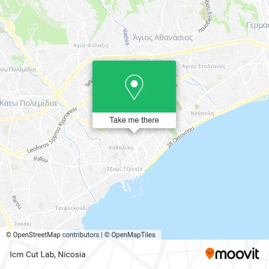 Icm Cut Lab map