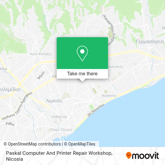 Paskal Computer And Printer Repair Workshop map