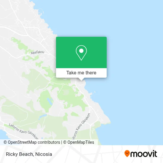 Ricky Beach map