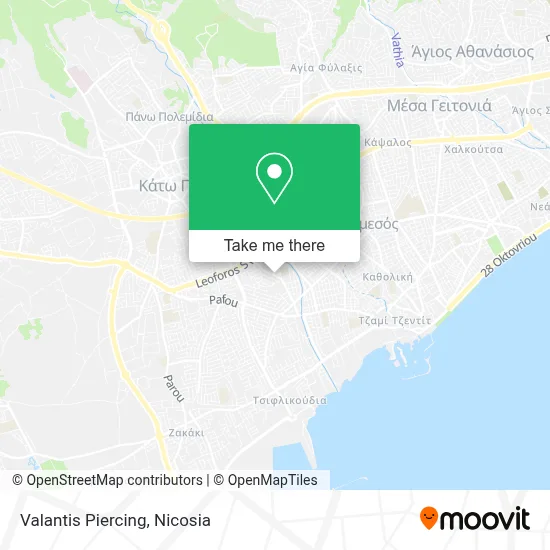 Valantis Piercing map