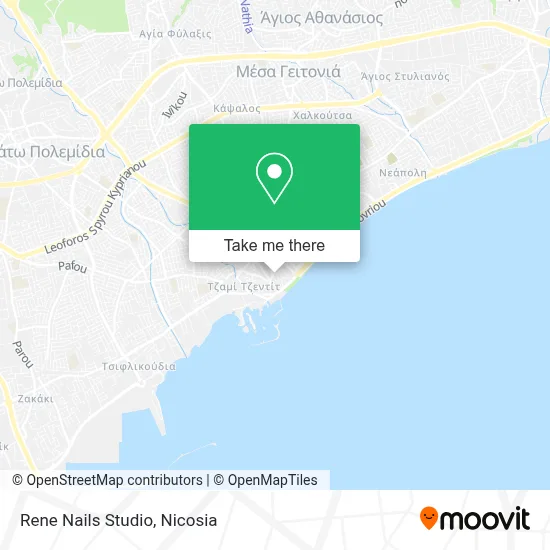 Rene Nails Studio map