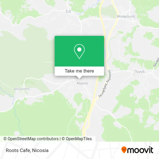 Roots Cafe map