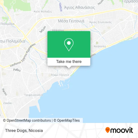 Three Dogs map