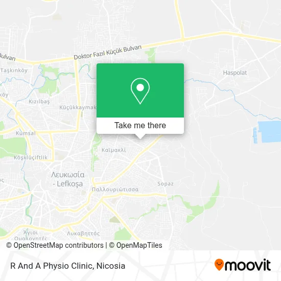 R And A Physio Clinic map