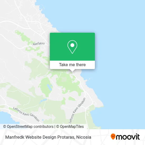 Manfredk Website Design Protaras map
