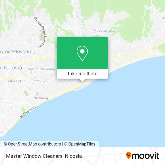 Master Window Cleaners map