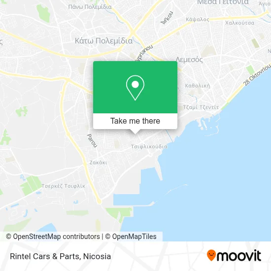 Rintel Cars & Parts map