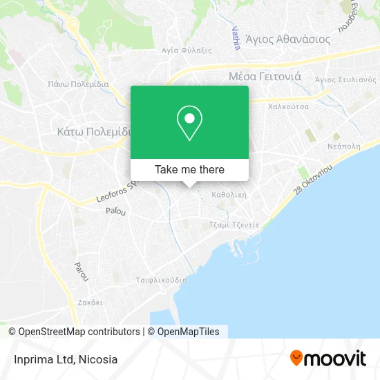 Inprima Ltd map