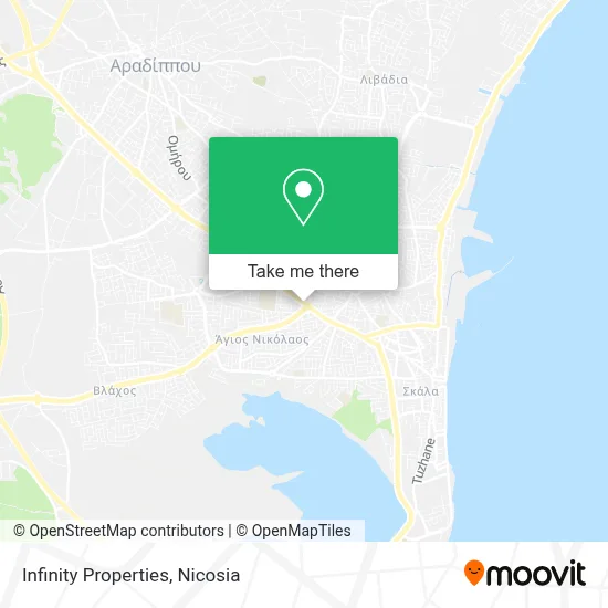 Infinity Properties map