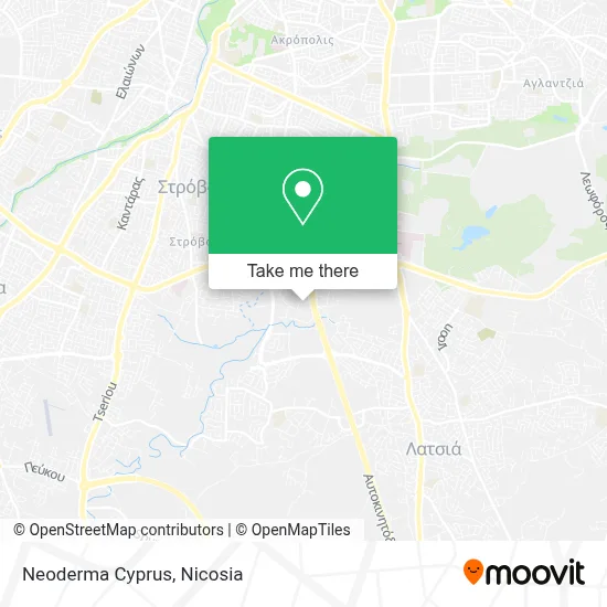 Neoderma Cyprus map
