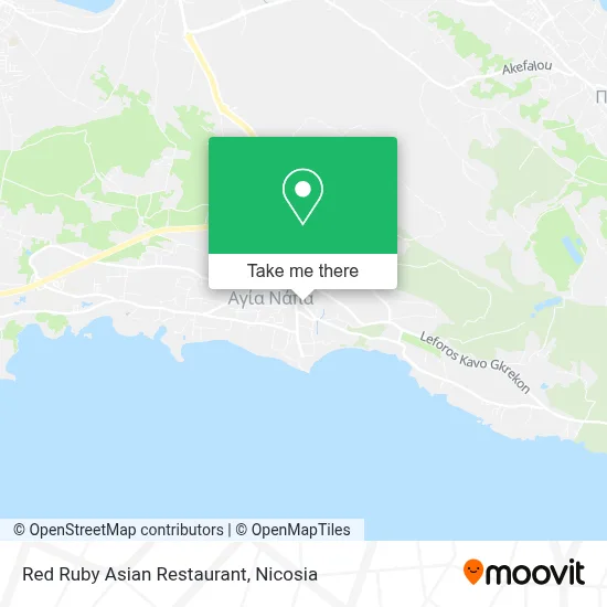 Red Ruby Asian Restaurant map