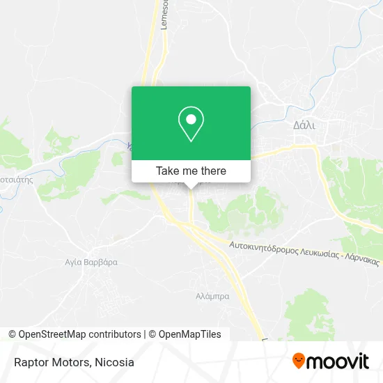 Raptor Motors map