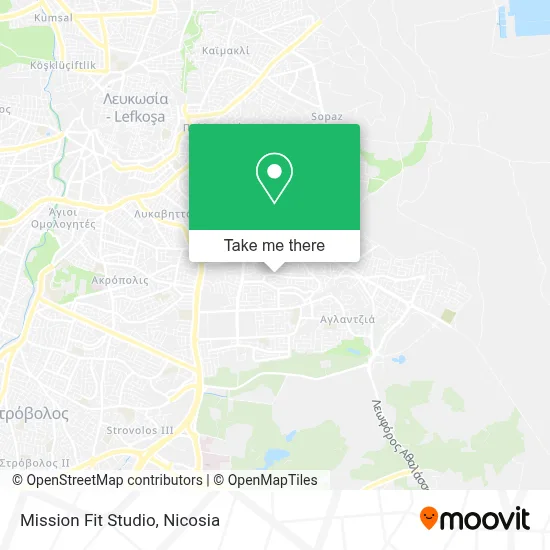 Mission Fit Studio map
