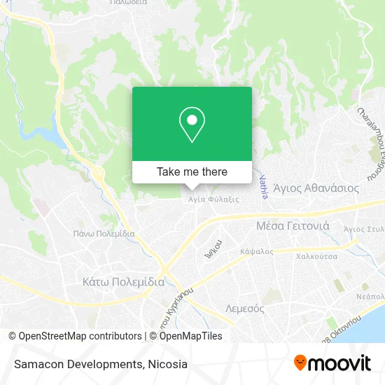 Samacon Developments map