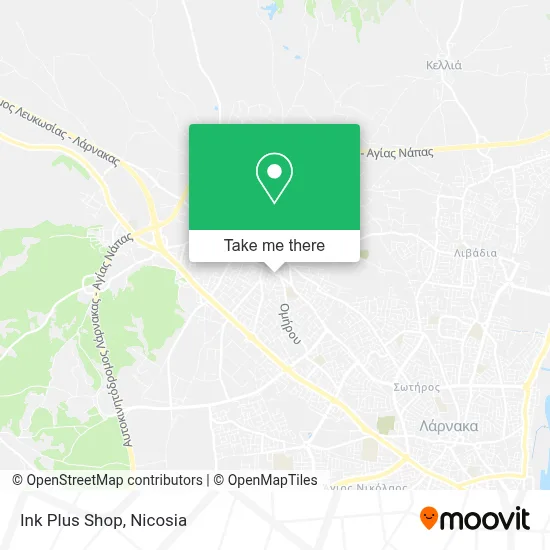 Ink Plus Shop map