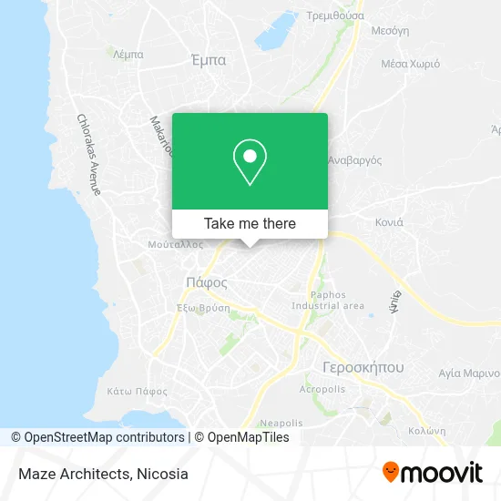 Maze Architects map