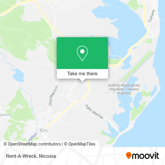 Rent-A-Wreck map