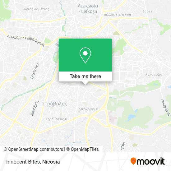 Innocent Bites map