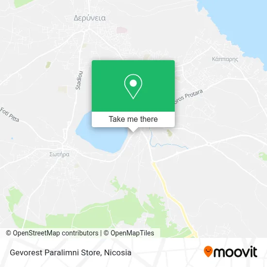 Gevorest Paralimni Store map