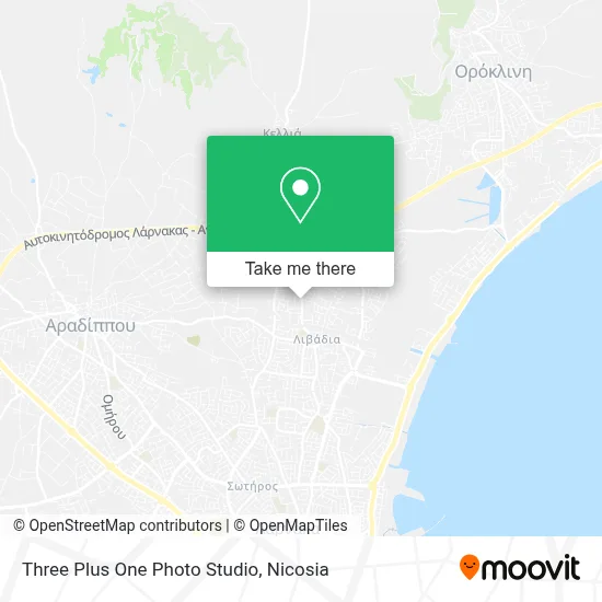 Three Plus One Photo Studio map