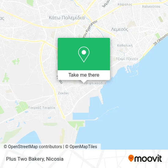 Plus Two Bakery map
