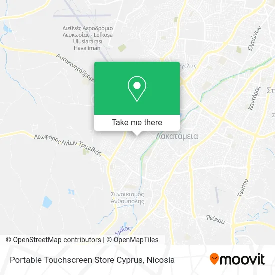 Portable Touchscreen Store Cyprus map
