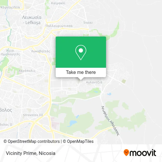 Vicinity Prime map