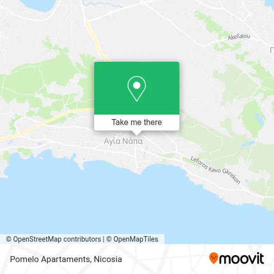 Pomelo Apartaments map