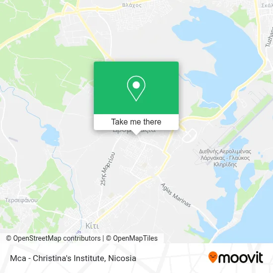 Mca - Christina's Institute map