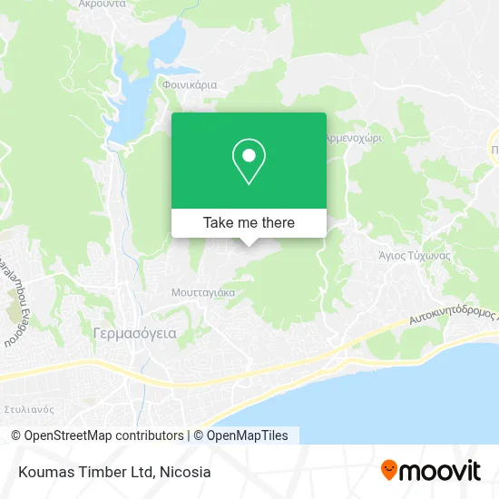 Koumas Timber Ltd map