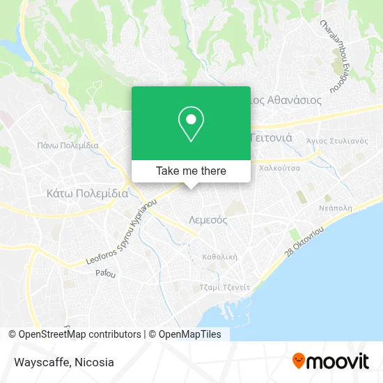 Wayscaffe map
