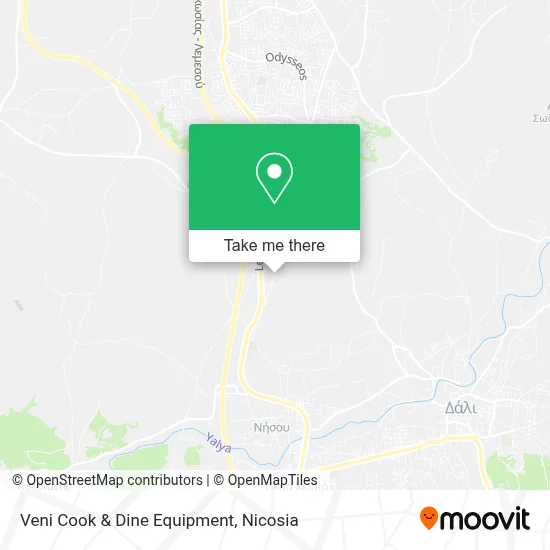 Veni Cook & Dine Equipment map