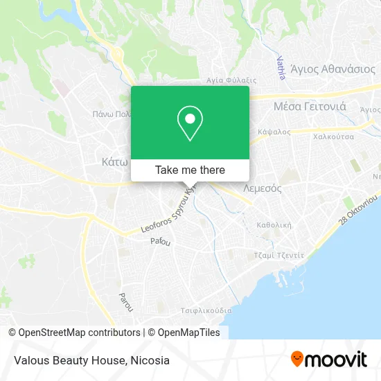 Valous Beauty House map