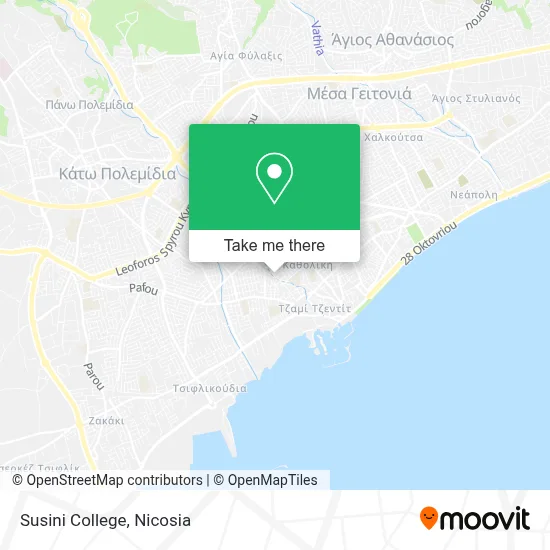 Susini College map