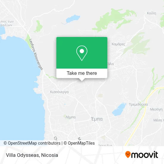 Villa Odysseas map