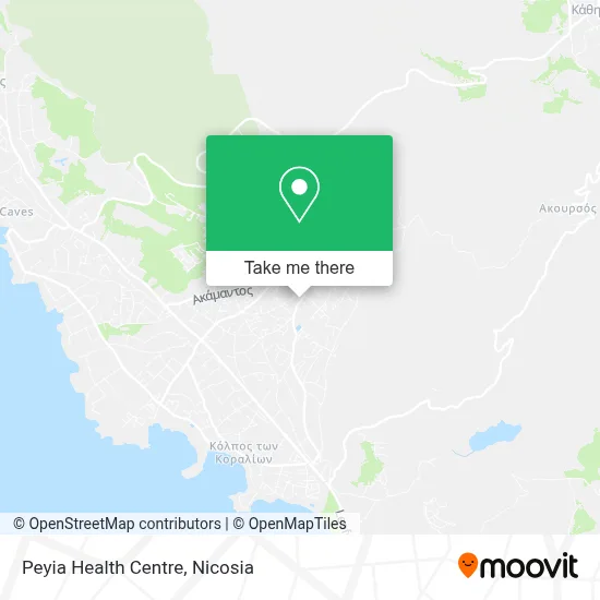 Peyia Health Centre map