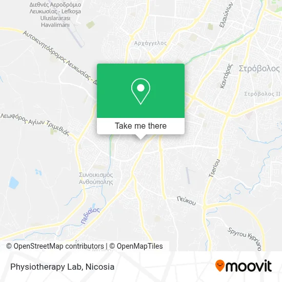 Physiotherapy Lab map