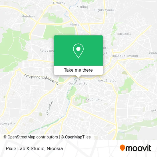 Pixie Lab & Studio map