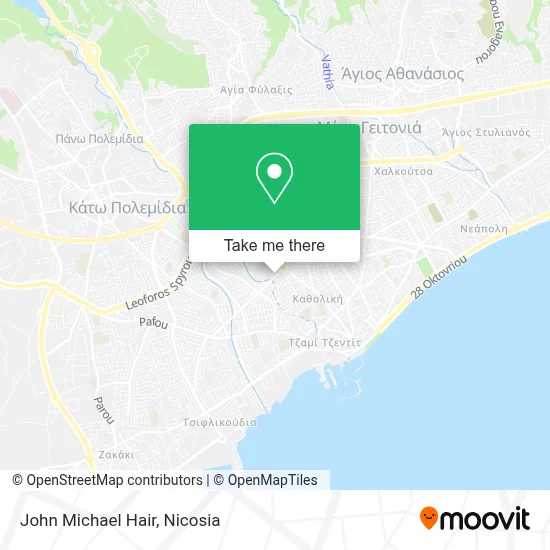 John Michael Hair map